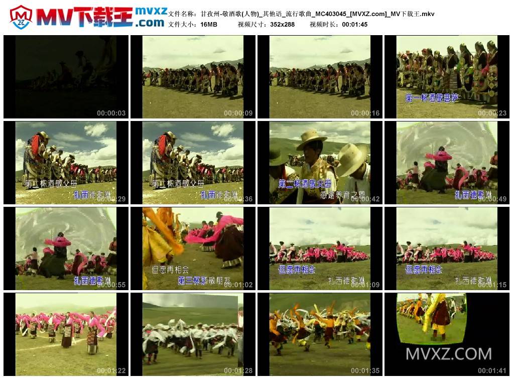 甘孜州-敬酒歌(人物)_其他语_流行歌曲_MC403045